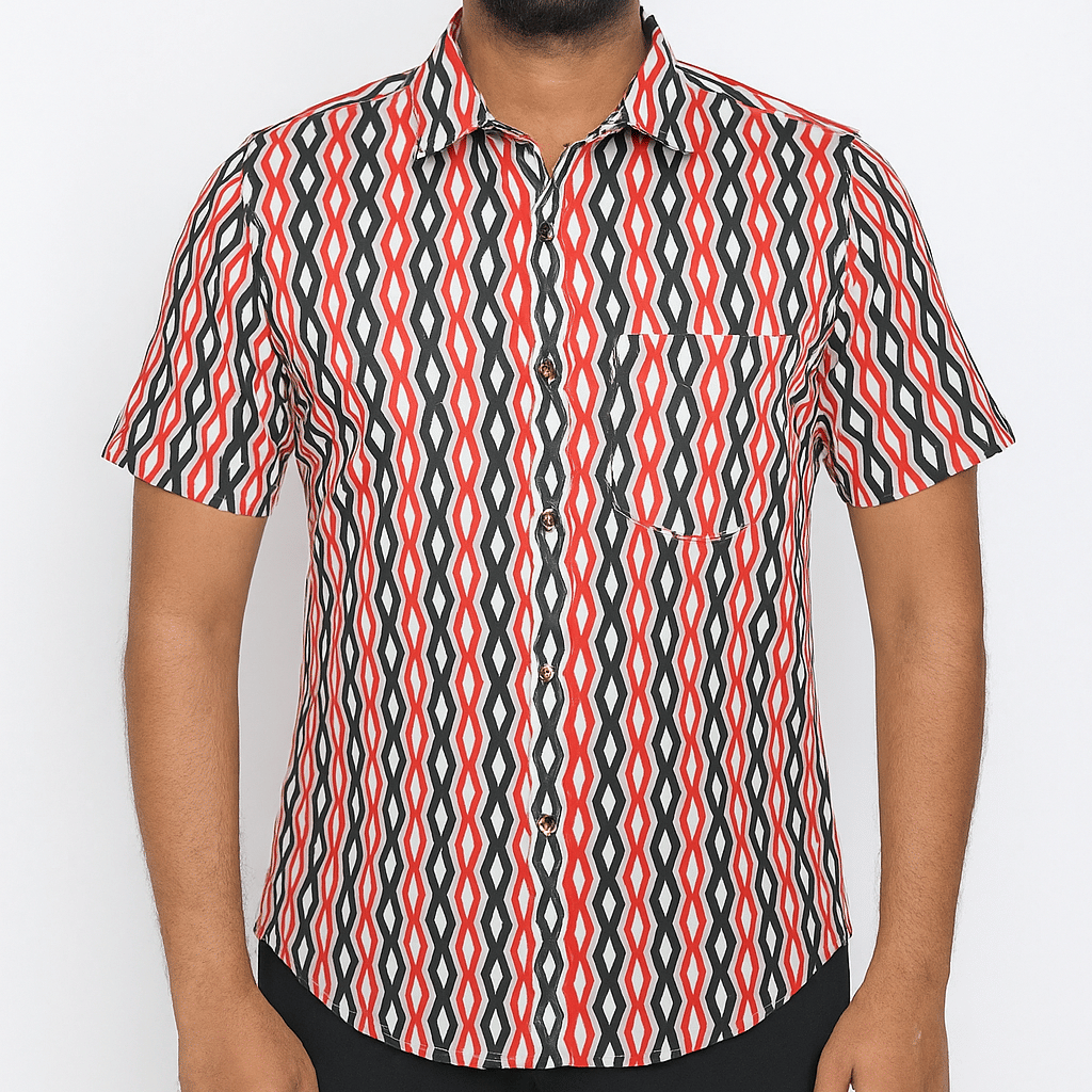 SANGANERI PRINTED H/S SHIRT