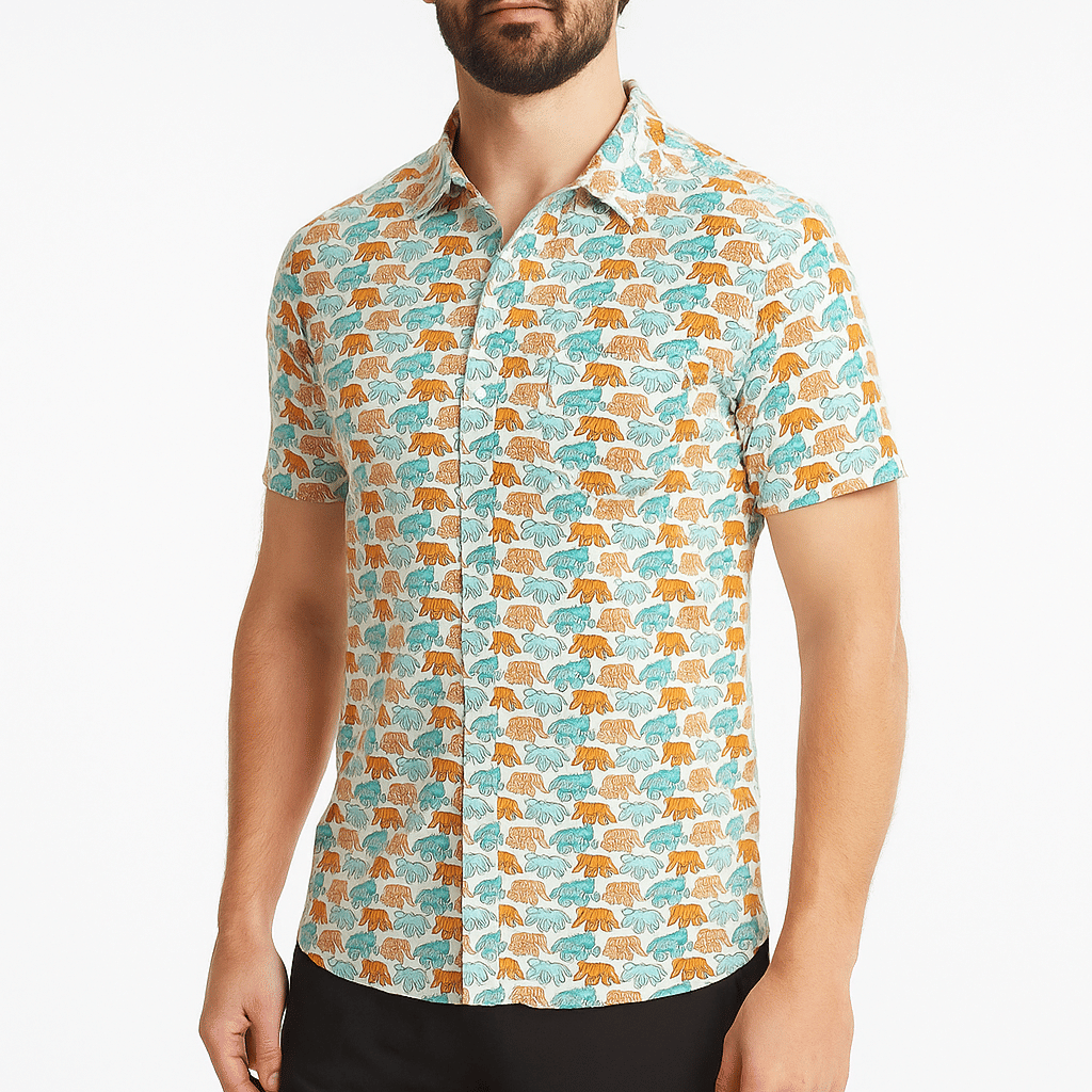 SANGANERI PRINTED H/S SHIRT