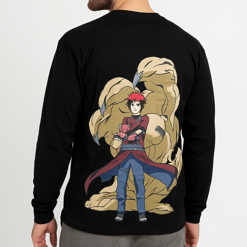 BACK PRINTED FULL SLEEVE TSHIRT