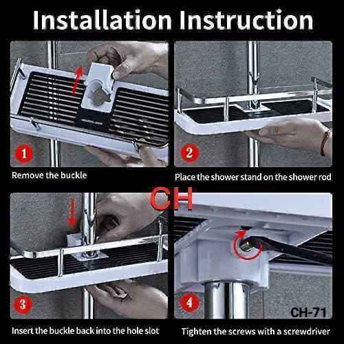 Shower Rod Rack