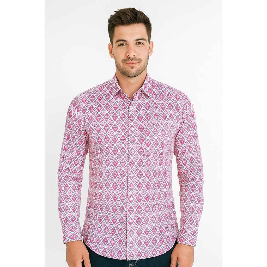 SANGANERI PRINTED FULL SLEEVE SHIRT