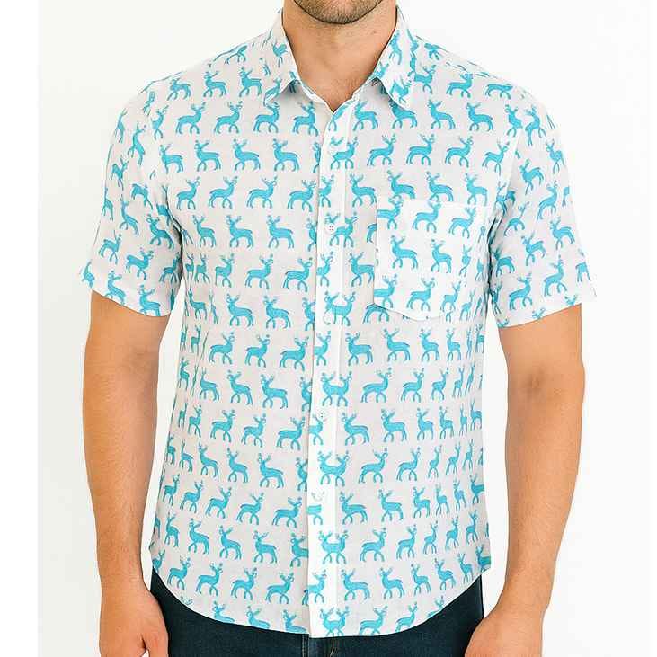 SANGANERI PRINTED H/S SHIRT