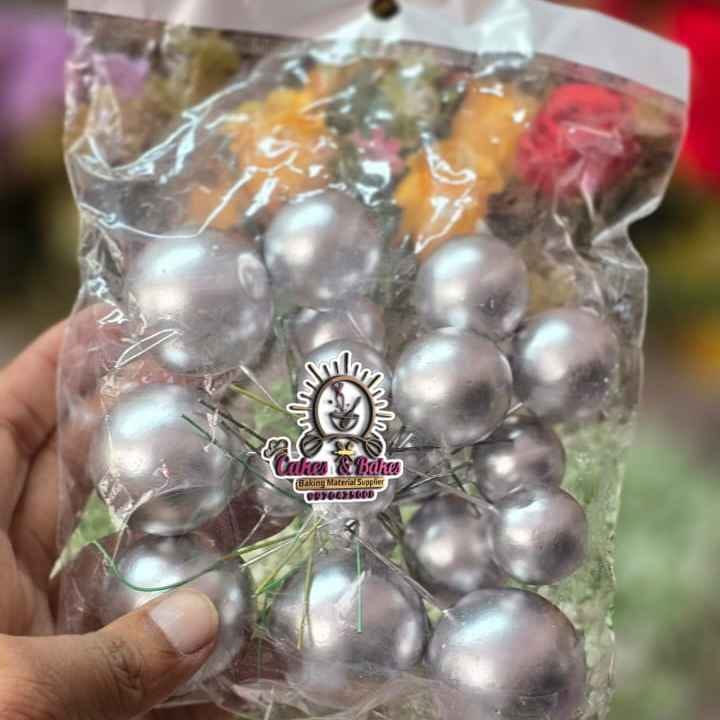 Silver Faux Ball