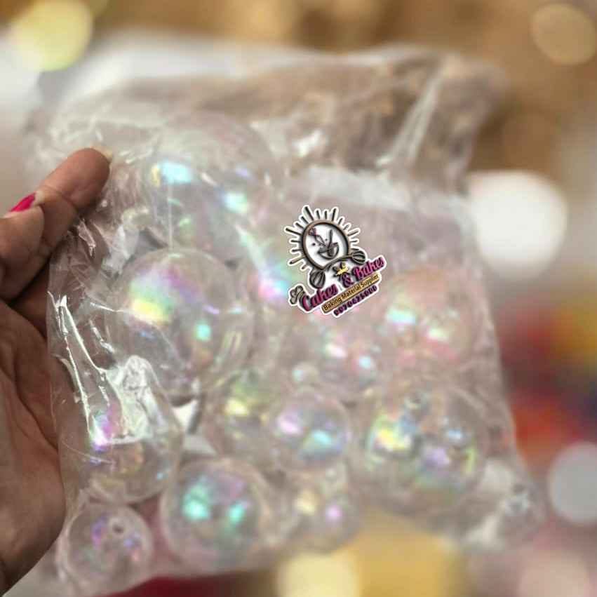 White Crystal Faux Ball