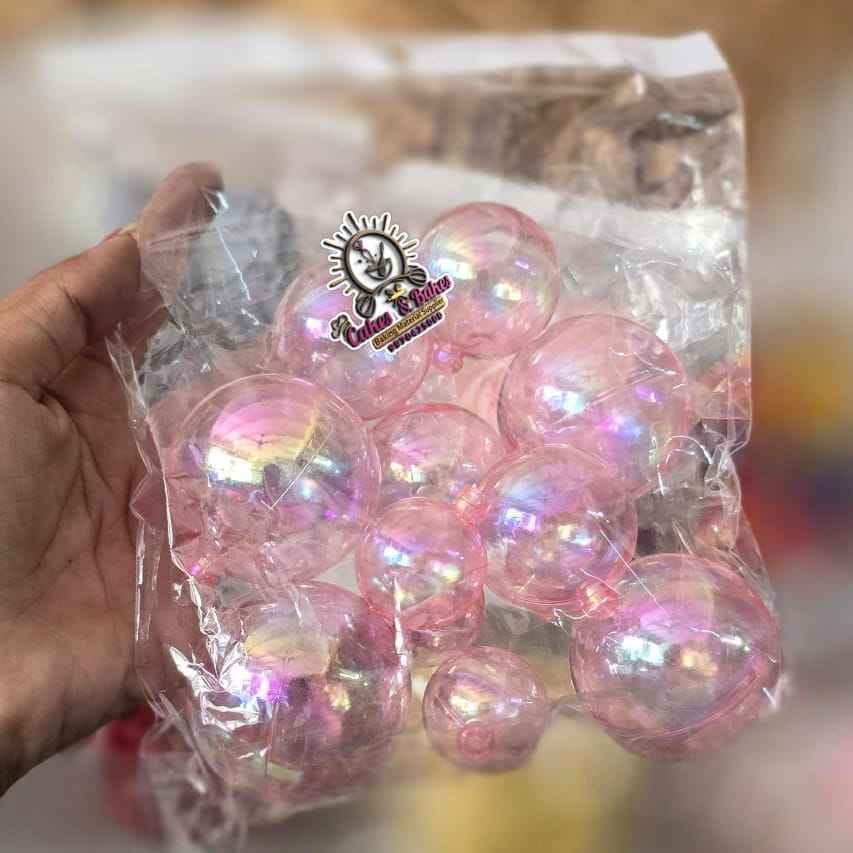 Light Pink Crystal  Faux Ball