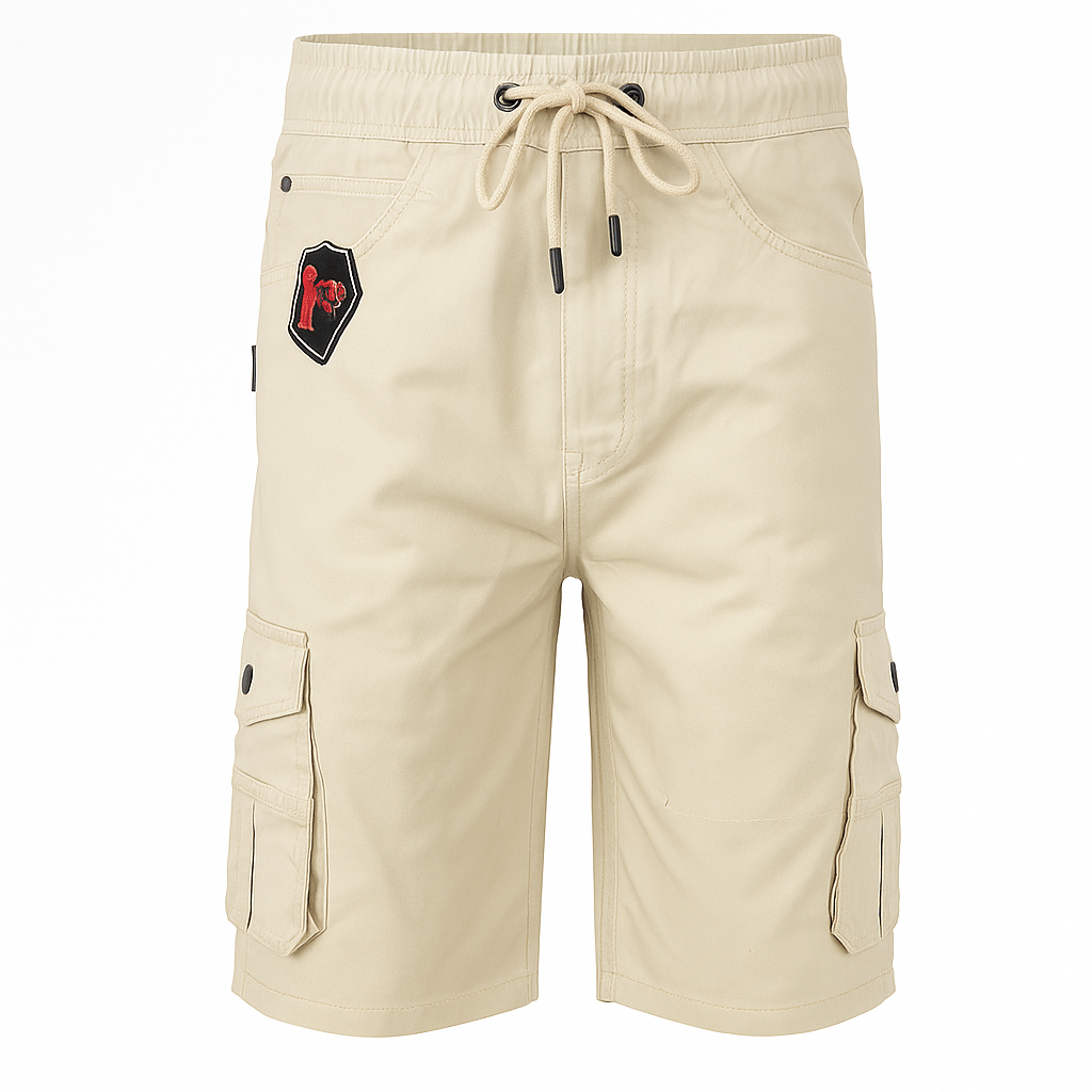 SIX POCKET PREMIUM CARGO HALF PANT OFF WHITE