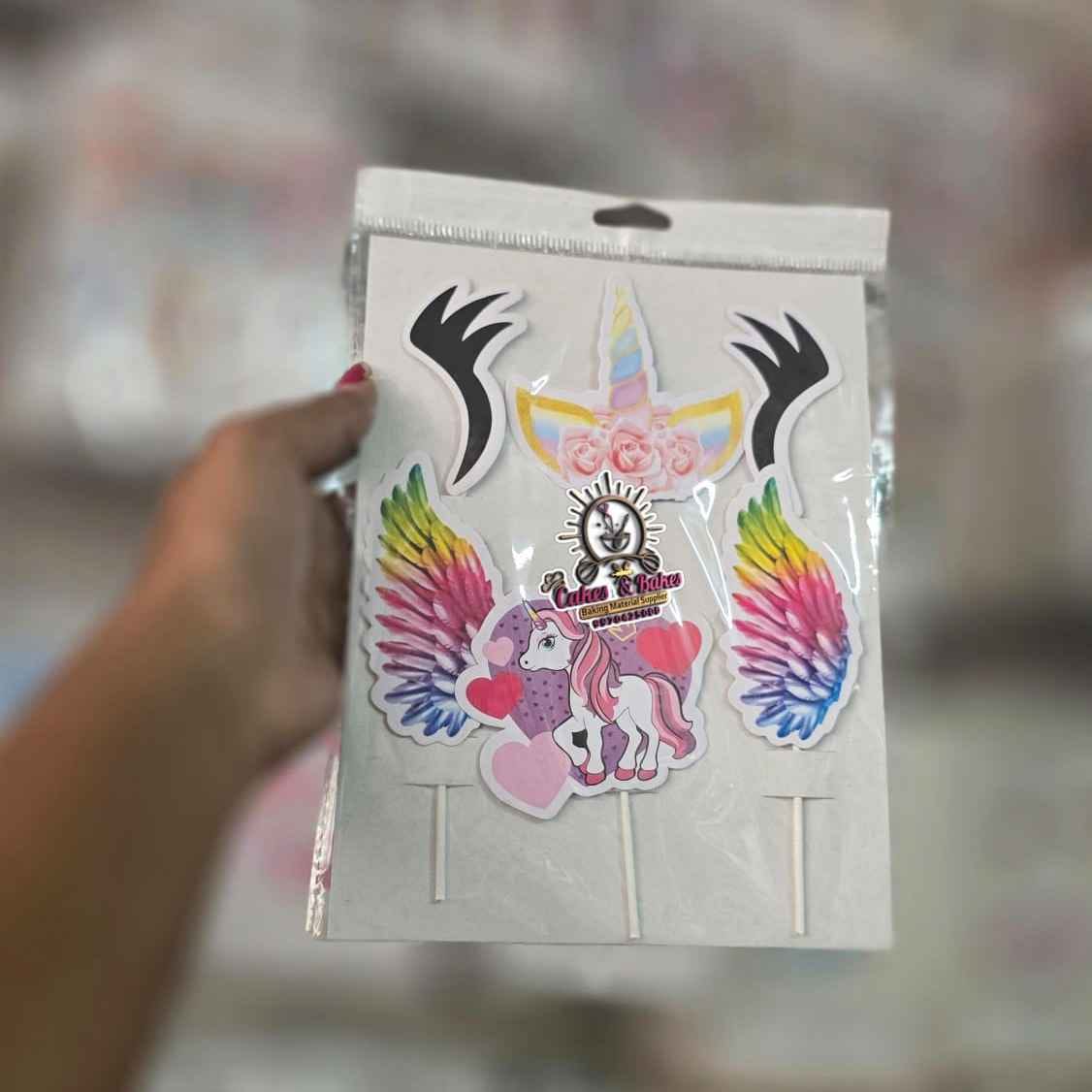 Unicorn Wing Theme Topper 
