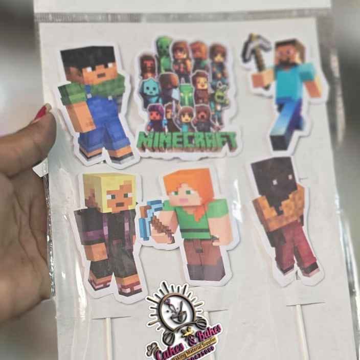  Mine Craft Theme Topper