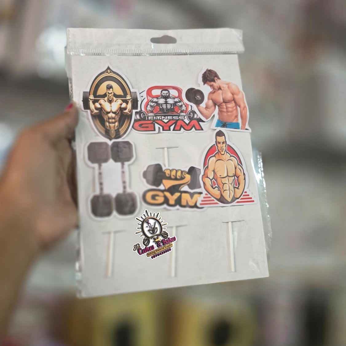 Gym Theme Topper