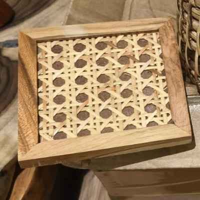 RATTAN COASTER