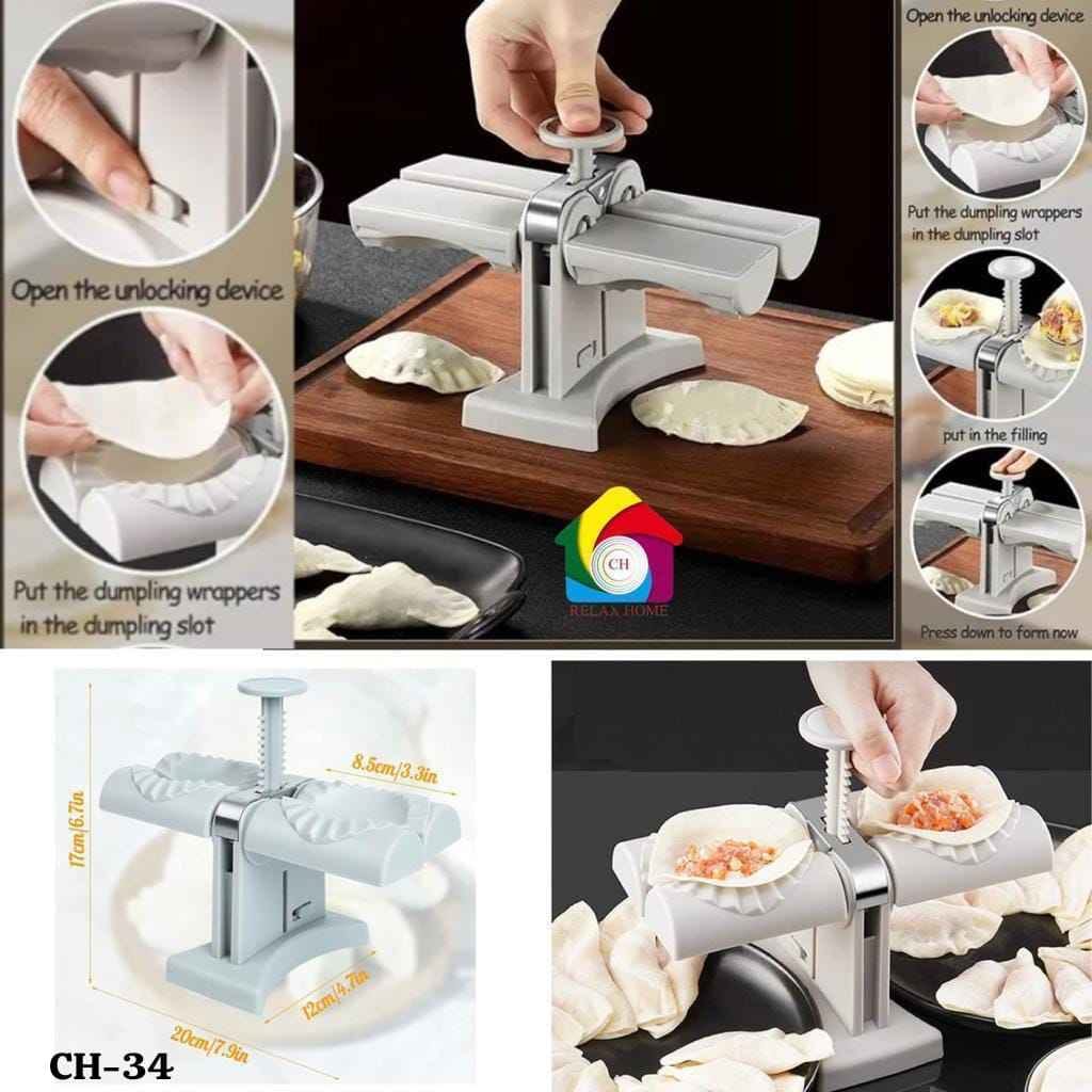 Double Head Automatic Dumpling Machine