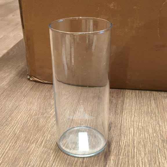 GLASS CYLENDER PLAIN VASE B