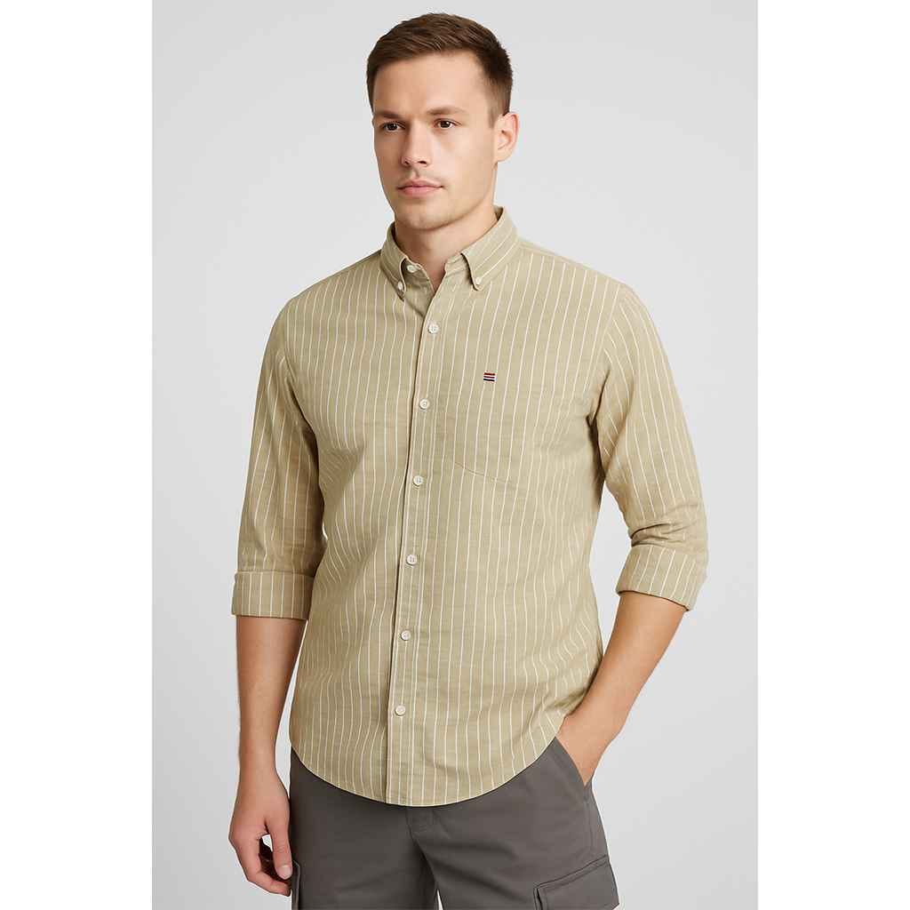 TOMMY HILFIGER WHT_GRAY F/S SHIRT