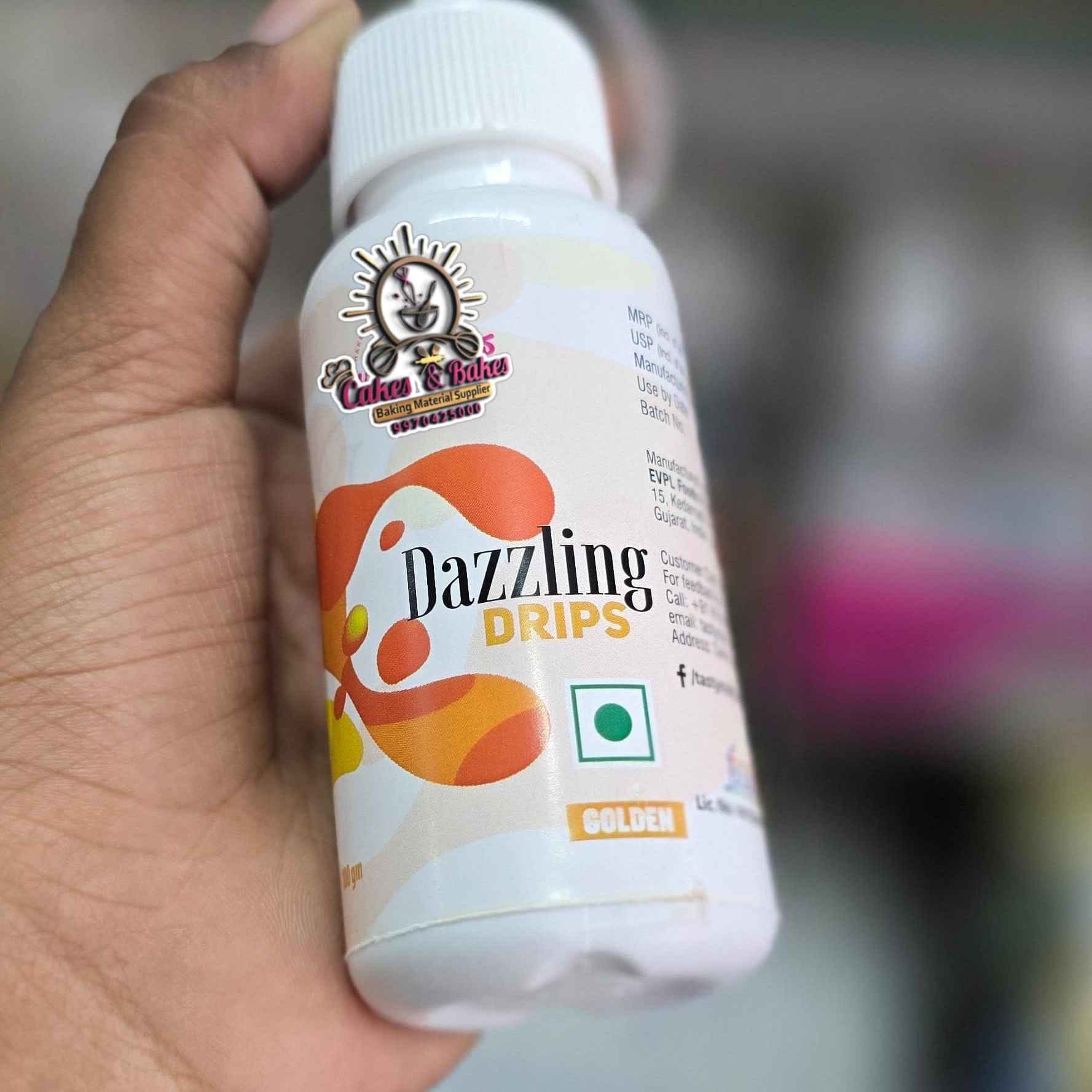 Dazzling Drips-Golden