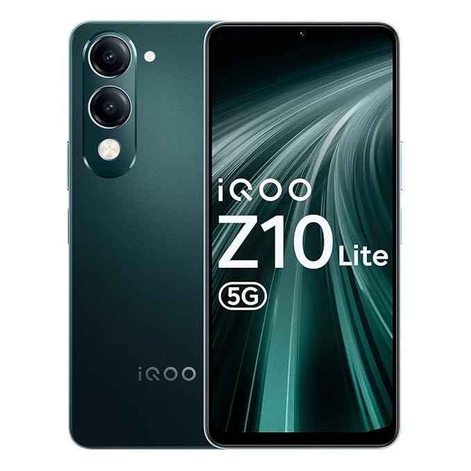 iQOO Z10 Lite 5G (Cyber Green, 4GB RAM, 128GB Storage)