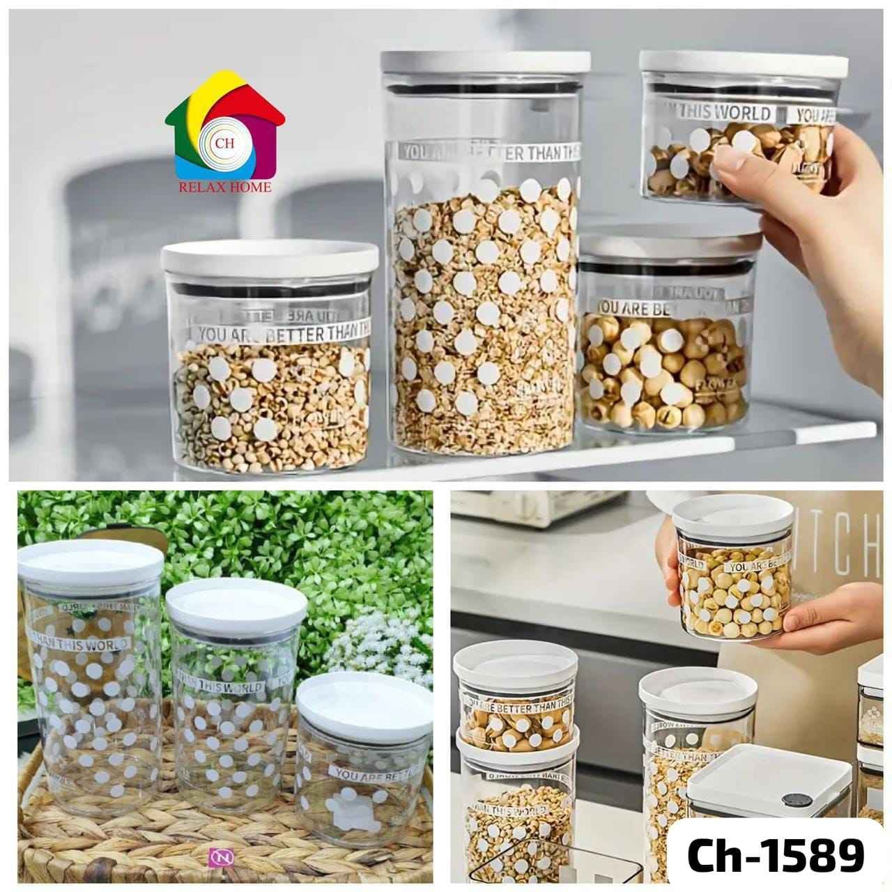 450ml Round Arcylic Food Container