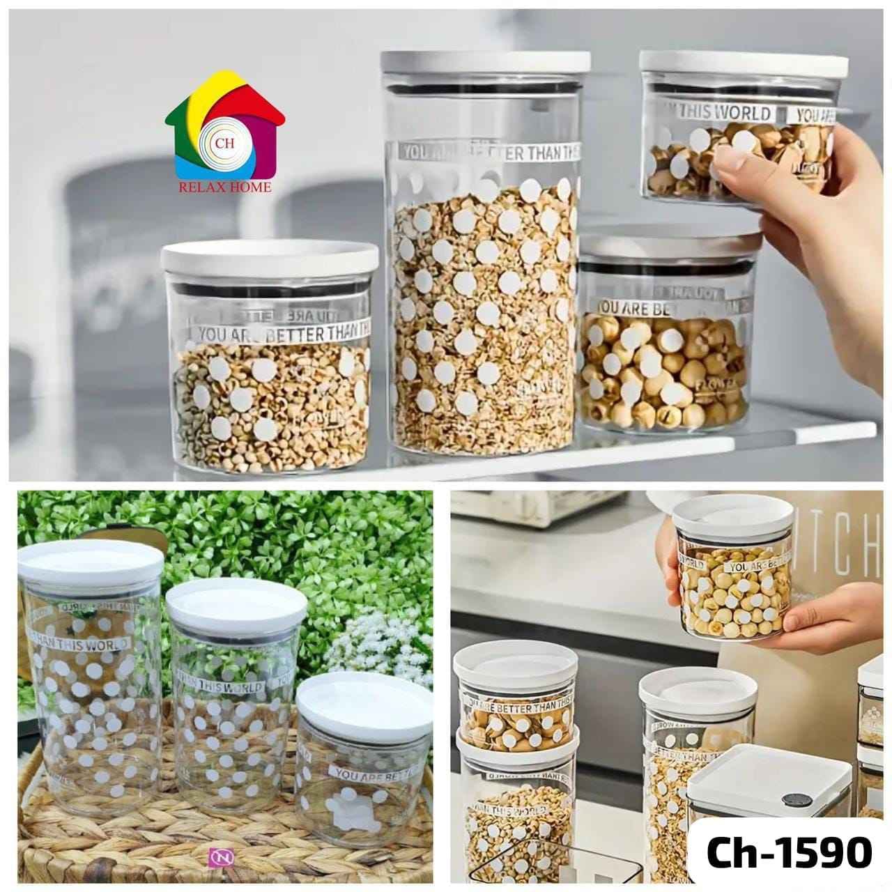 800ml Round Arcylic Food Container