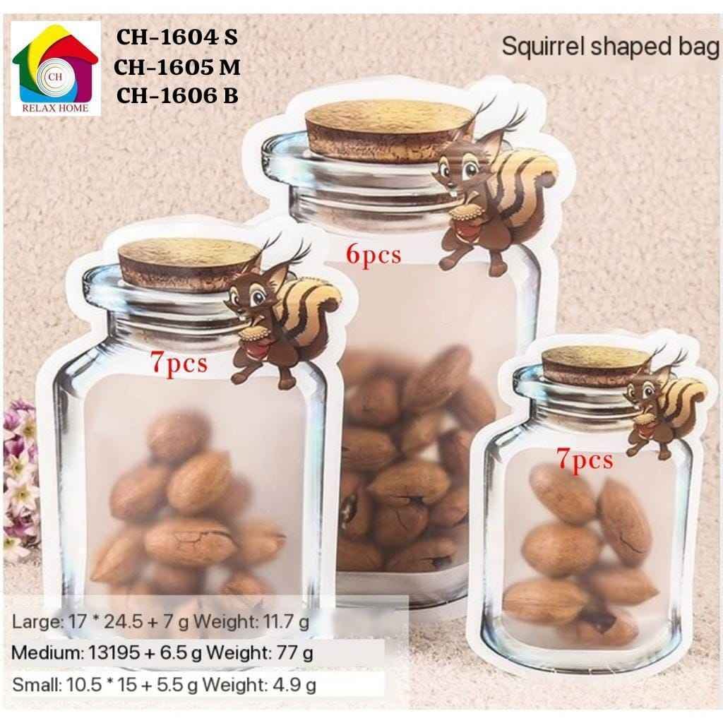 M squirrel nut bag