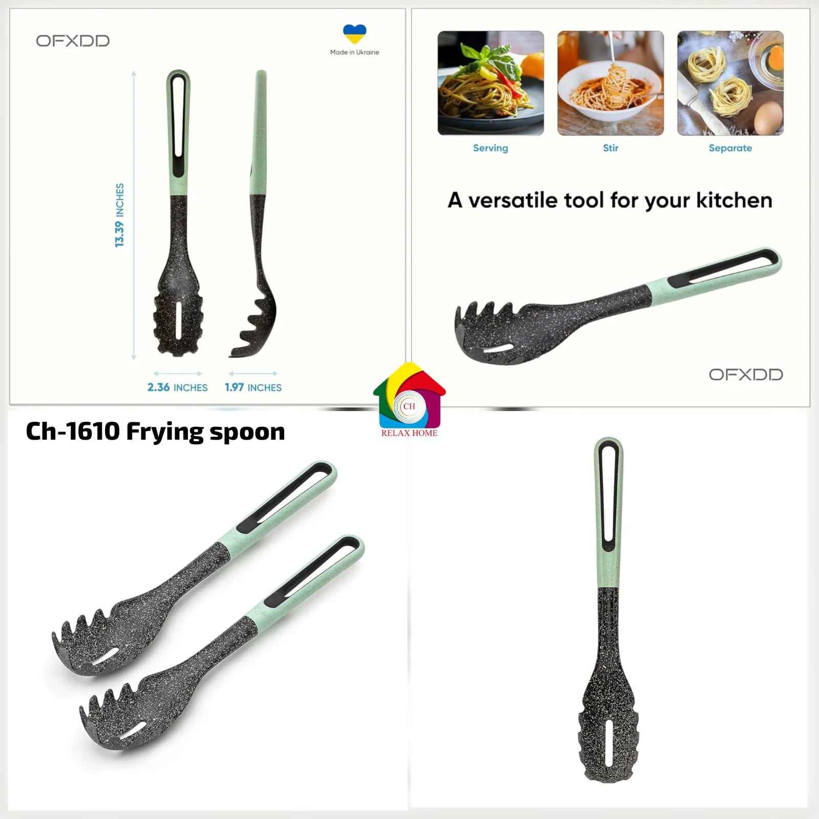plastic fry spoon