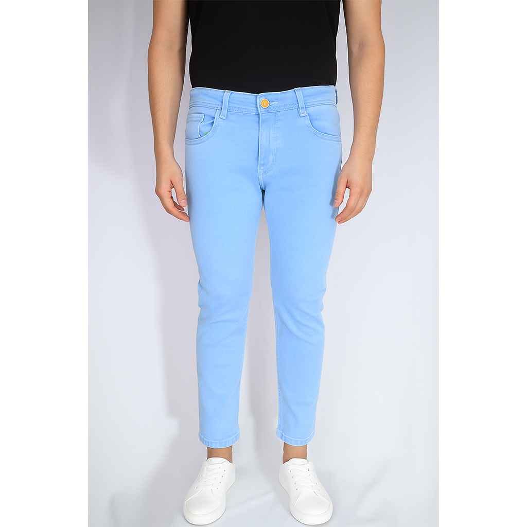 BILFY Men Regular Mid Rise Light Blue Jeans