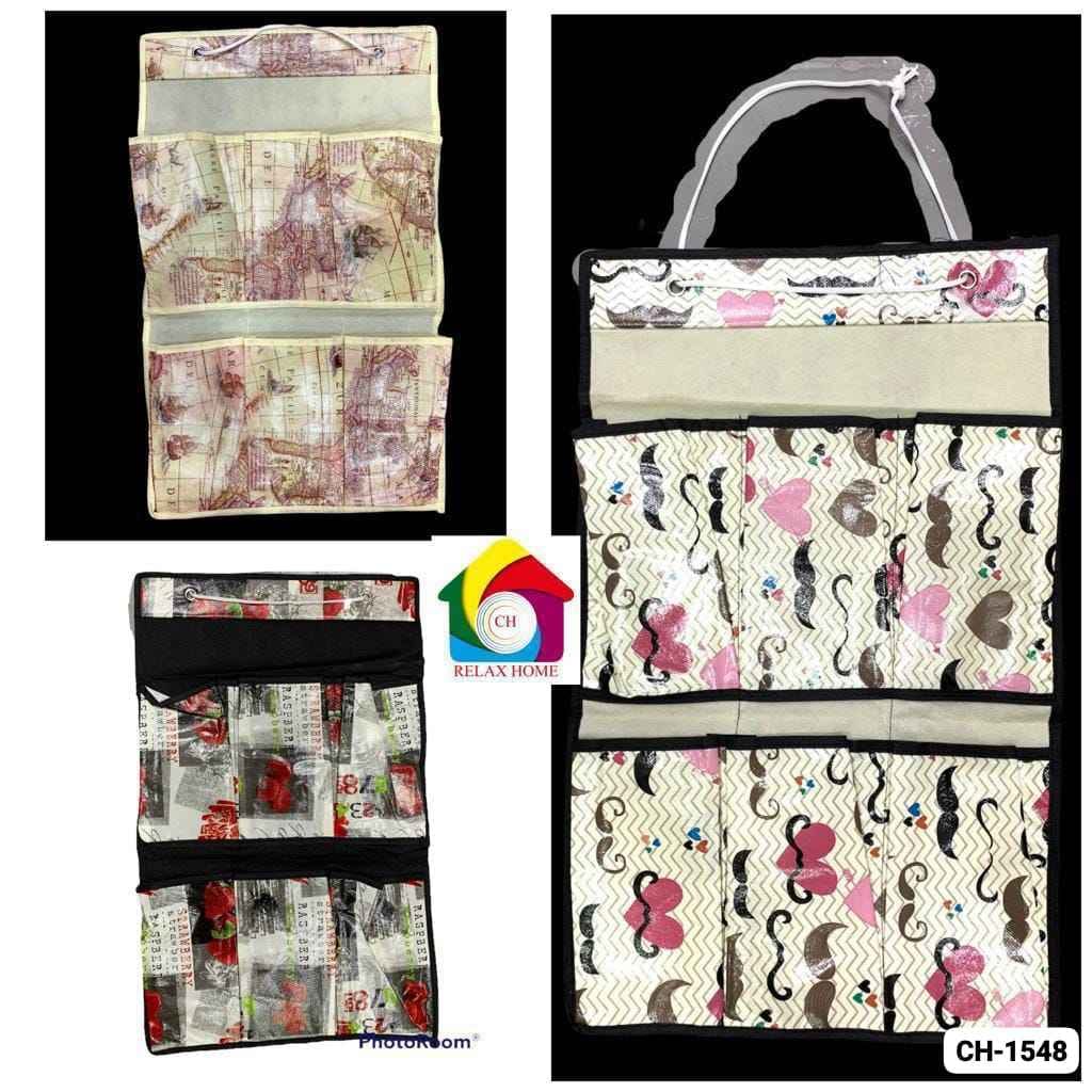 6pocket foldable hanging organizer 59x36cm