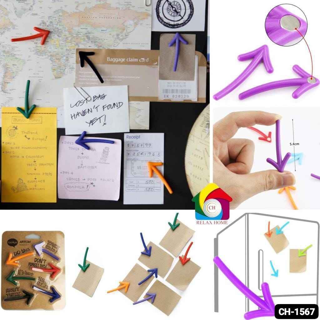 6pcs Cute Arrow Refrigerator Magnet