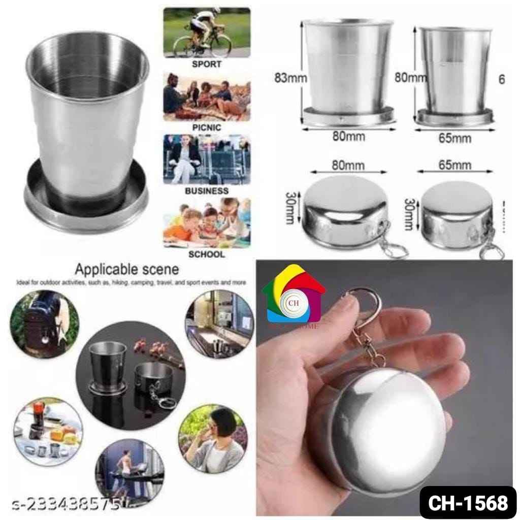 150ml steel folding Glass