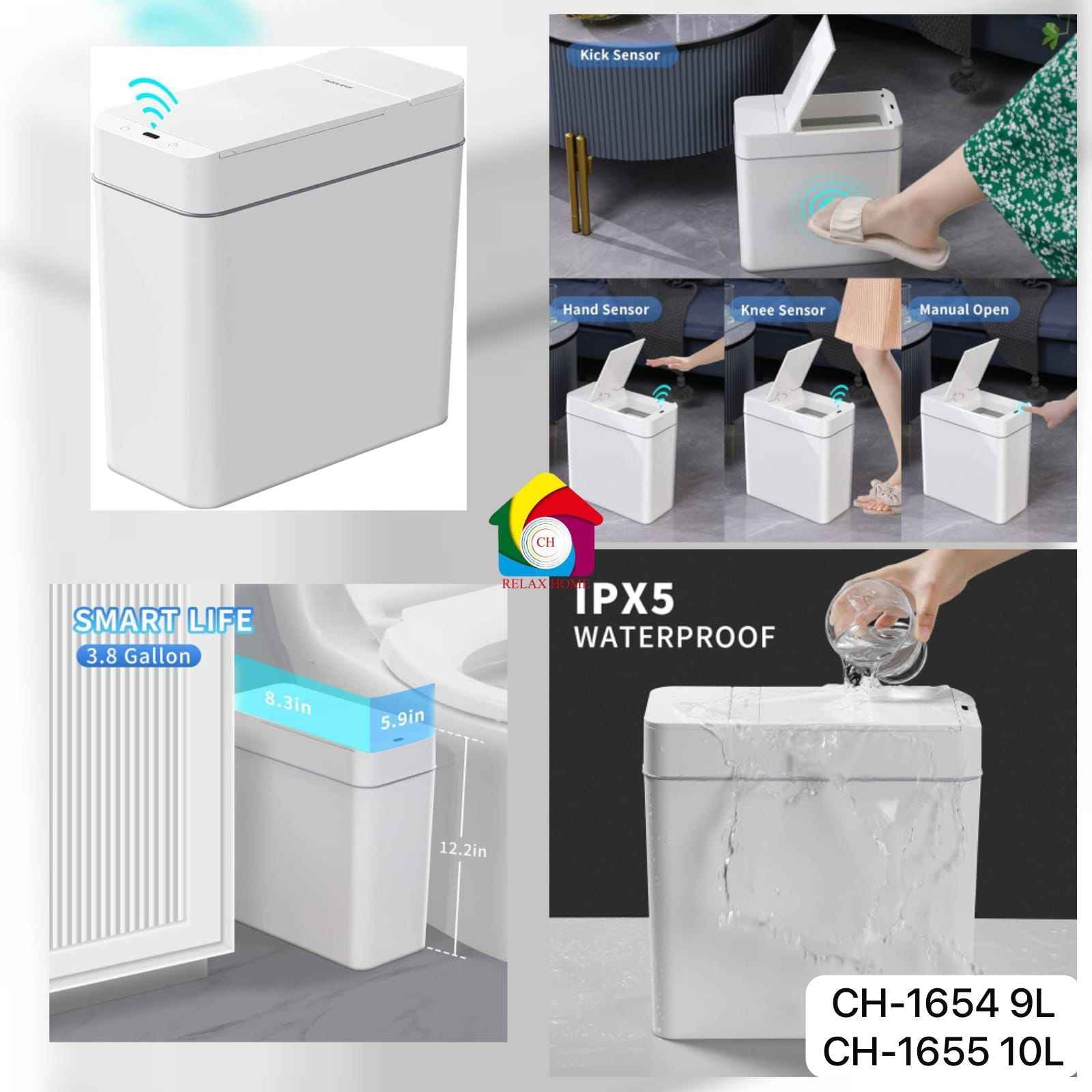 10L sensor dustbin