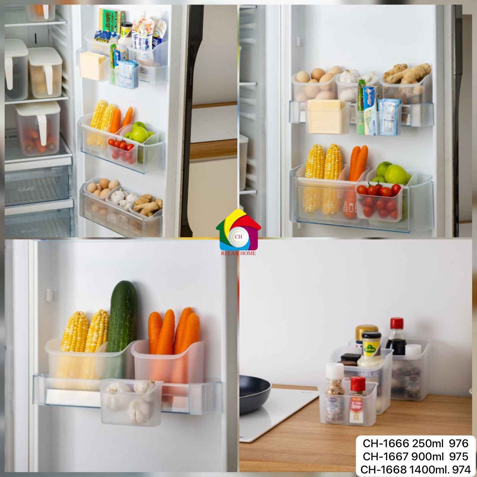 900ml fridge storage box