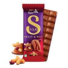 DAIRY MILK FRUIT & NUT SILK RS 90/-
