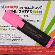 KORES HIGHLIGHTER PEN RS 25/-