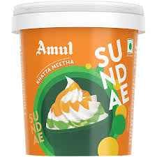 AMUL SUNDAE KHATTA MEETHA RS 35/-