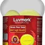 LUVMARK GRAM FLOUR SOAP 4PC RS 140/-
