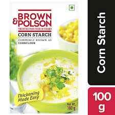 BROWN&POLSON CORN STARCH 100GM RS 30/-