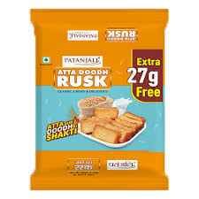 PATANJALI ATTA DOODH RUSK RS 30/-