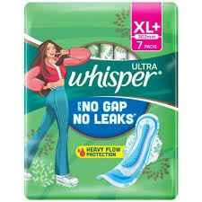 WHISPER NO GAP NO LEAKS XL+ RS 90/-
