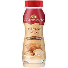 AASHIRVAAD BADAM MILK RS 30/-