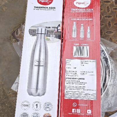 PIGEON VACCUM BOTTLE 1LTR THERMINOX AQUA