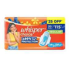 WHISPER REGULAR RS 110/-