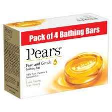PEARS PURE AND GENTEL PACK OF4