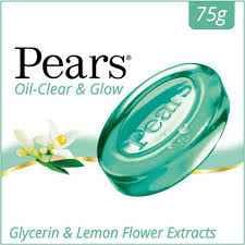 PEARS OIL CLEAR GLOW 63/-