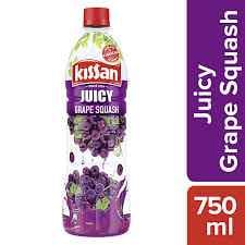KISSAN JUICY GRAPES SQUASH