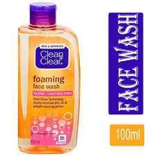 CLEAN&CLEAR FACE WASH 100ML