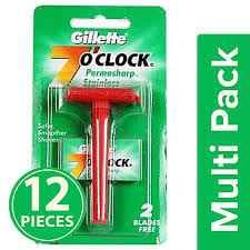 GILLETTE 7 CLOCK SHAVES 35/-