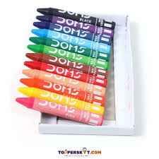 DOMS WAX CRAYONS RS 12/-