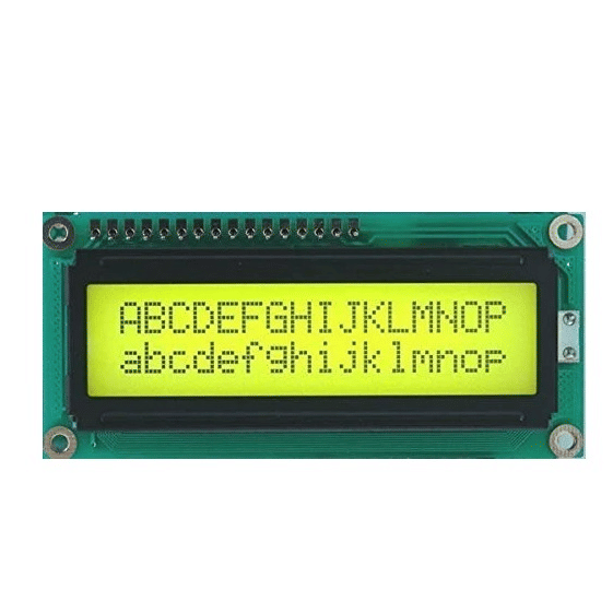 LCD Display 16x2 with Green Backlight