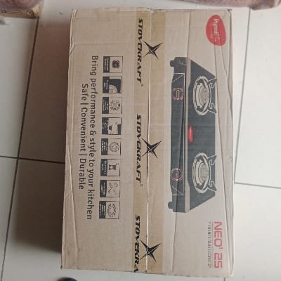 PIGEON NEO 25 2 BURNER GLASS STOV
