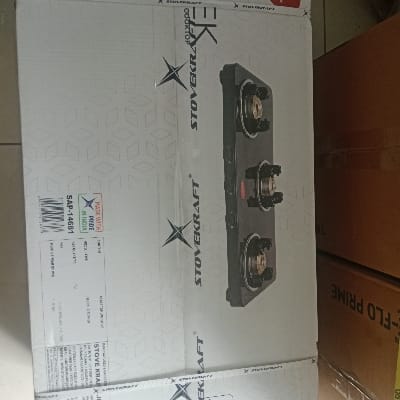 PIGEON SLEEK 3 BURNER GLASS STOV