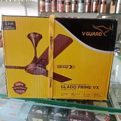VGUARD GLADO PRIME VX CHOCO BROWN MATTE 48" CEILING FAN