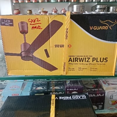 VGUARD AIRWIZ PLUS ESTEEM BROWN MATTE 48" BLDC CEILING FAN